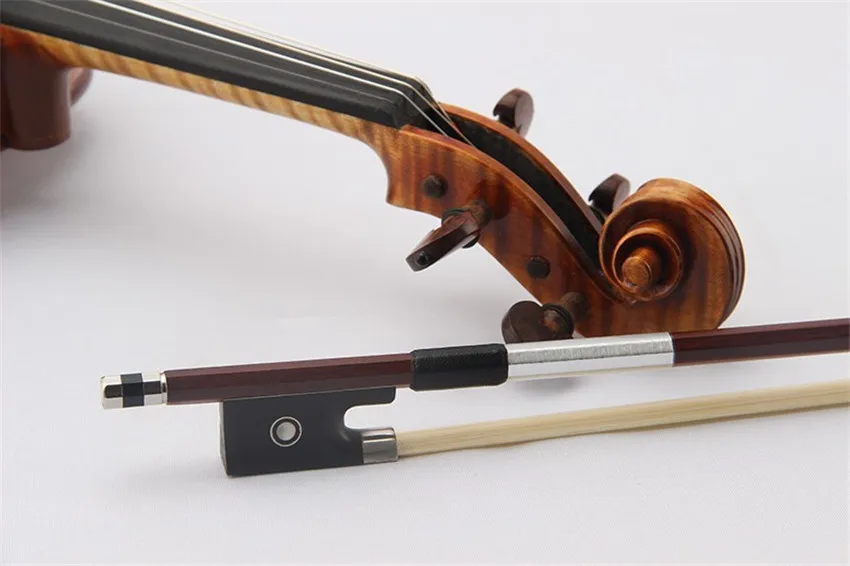 1tk viiul vööri Suurus 4/4 violino Punane sandal wood Vibu Hobuse juuksed viiul aksessuaar vibu tarvikud osad violino