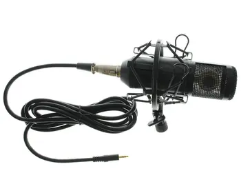 Uus BM800 Professionaalne 3.5 mm Juhtmega Jahuti Stuudio Mikrofoni koos alusega Omanik +Pop Filter