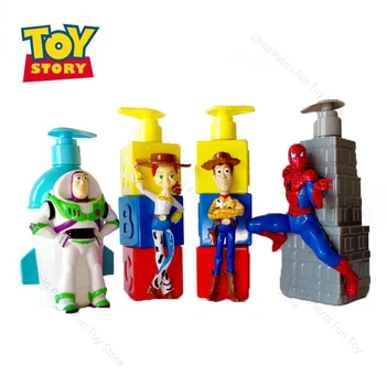 Uus 20cm Disney Toy Story 4 Woody Buzz Lightyear Jessie Spider-Man Laste vann emulsioon paagi Rõhk tühi pudel 2B06