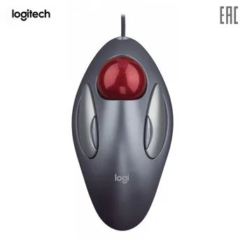 Hiir Logitech 910-000808 Arvuti Välisseadmete wireless gaming hiired hiired jaoks sülearvuti TrackMan Marble mouse-trackball