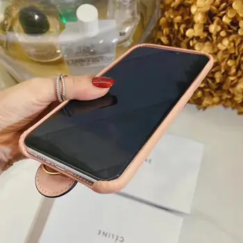 Mood Naised Luksus Leather Phone Case for iPhone 11 Pro Max X 7 8 Plus XR Kate Kott, Mille Rihm Kaela Kuldne Riistvara Brändi Logo