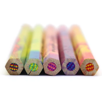 DEDEDEPRAISE 4-Värvi Paks Plii Värvilised Pliiatsid Segatud Värvi Pliiatsid Määrata Maali Sketching Puidu Värvi Pliiats Kooli Kirjatarvete