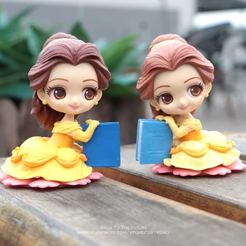 Disney Kaunitar ja Koletis Belle 9cm Tegevus Joonis Mudel Anime Mini Teenetemärgi Kogumise Figuriin Mänguasi mudel lastele kingitus