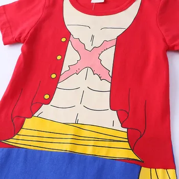 0-24 M Baby Romper Poiss, Tüdruk Anime Luffy Akatsuki Zoro Prindi Bodysuit Vastsündinud Lapsed Kostüüm Suve Riideid Väikelapse Onesie Kombekas