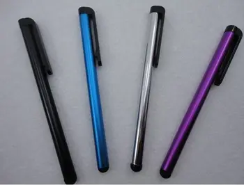 1000PCS/PALJU Universal Metall Alumiinium Mahtuvuslik Ekraanil Stylus Pen Pliiatsid Touch Pen For iPad Tablet PC Mobiiltelefoni Mugav Pliiats