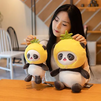 Armas Panda Täistopitud Nukk Pehme Kawaii Anime Palus Mänguasjad Lapse Panda Asju Nukud 25cm 35cm Kid -, Plüüš-Mänguasi Lastele Sünnipäeva Kingitused
