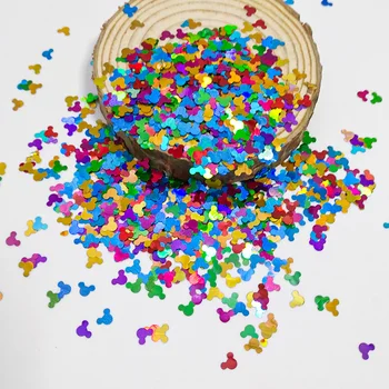 50g multi-värviline holograafiline hiirt, pea spangle glitter konfetit küünte Kujuline Holograafiline Glitter -, Käsitöö - Lahti Glitter