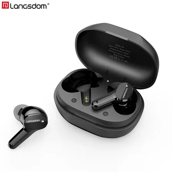 Uus Langsdom T26 Bluetooth Kõrvaklapid Mikrofoniga CVC8.0 Müra Tühistamises Tõsi Juhtmeta Kõrvaklapid TWS Telefoni auriculares