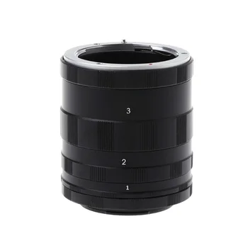 Kaamera Objektiivi Adapter, Macro Close-up vaherõngast Ring Kit Nikon AI Canon EOS jaoks Sony NEX jaoks Fuji FX DSLR Tarvikud