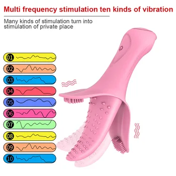 Suuline Kliitori Keele Sugu Vibraator Tiss Vagiina Stimuleerimine G-spot Massager Naiste Vibraatorid Cunnilingus Sugu Mänguasjad Naine