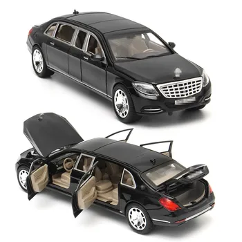 1:24 Mercedes Maybach S600 Sedaan Diecast Metal Model Auto Mänguasi Lastele Jõulukingiks Mänguasja Auto Kollektsioon