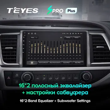 TEYES SPRO Plus Toyota Highlander 3 XU50 2013 - 2018 Auto Raadio Multimeedia Video Mängija, Navigatsioon Nr 2din 2 din dvd
