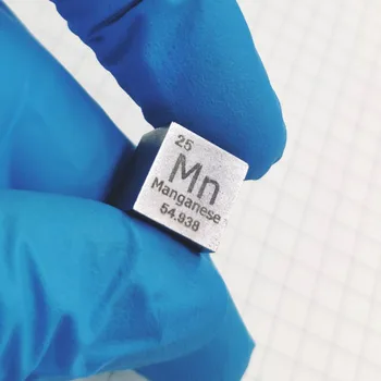 Mangaan Metallist Mn Cube 10mm 99.7% Puhas Tihedus Kingitused, Hobid,Käsitöö -, Kogumis-Keemia Teaduse Eksperimendid
