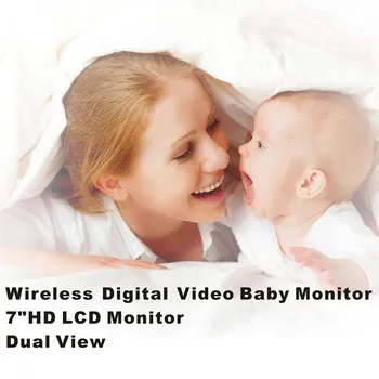 7.0 tolli HD LCD-ekraan 2.4 G traadita signaali beebimonitor Lapse ohutuse järelevalvega hooldamine kaamera ekraan sisseehitatud liitium aku