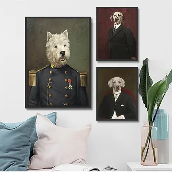 Vintage Tark Koer Loomade Põhjamaade Plakat Seina Art Lõuend Maalisid Plakateid Seina Pildid Elutuba Kids Room Raamimata