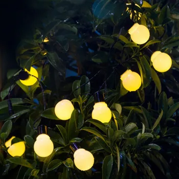 Thrisdar 5M 20 LED Festoon Maailma Palli Jõulud LED String Haldjas Kerge Pulmapidu Puhkus Haldjas String Väljas Aed Valgus