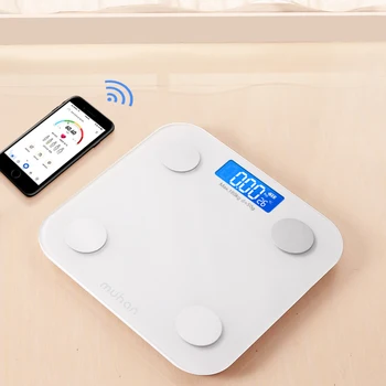 Smart Body Fat Scale Vannituba Skaala Korrus Digitaalne Skaala KMI Balanc-Ühendus Telefoni Bluetooth-RAKENDUS Elektrooniline Kehakaalu Mahus