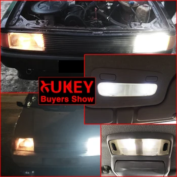 Xukey 10tk Auto COB LED BA9S T4W 233 1895 Lambid numbrimärk Dome Gloobused Pirnid Auto Sm-i Küljel Tagurpidi Lugemine Tuled Valge