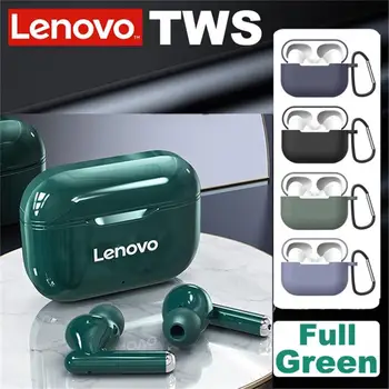 TWS Kõrvaklapid Lenovo LP1 Bluetooth-5.0 Earbuds Traadita Laadimise Kasti 9D Stereo Sport Veekindlad Kõrvaklapid Mikrofoniga Mic