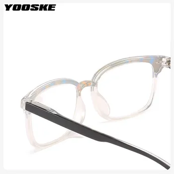 YOOSKE mood naiste Lugemine Prillid PC Läbipaistev Eyewears Ring Kaadri Presbyopic Optilised Prillid Koos Diopter +125 175