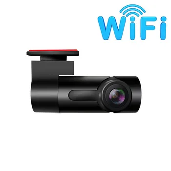 1080P Mini Car DVR Kaamera Kriips Cam, WIFI, G-sensor Video Recorder Öise Nägemise Toetus Android 140 KRAADISE lainurk LEN