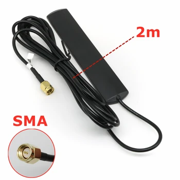 2dbi/3dbi GSM Antenn koos SMA Male Connector, Gsm Antenn RG174 2M Pikkuse Kaabli puhul, GSM 2.4 G WIFI plaaster antenn auto antenn