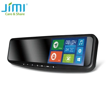 JIMI JC600 Auto Peegel Kaamera Buletooth GPS Jälgimise Navigator Kriips Cam Koos Google ' i Kaardil 5 Tolline Puutetundlik Ekraan, Android APP Car DVR
