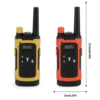 Elektrooniline mänguasi lastele traadita walkie talkie mänguasi broadcast häält, walkie talkie 95AD
