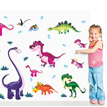 Dinosaurus Džungel Loomaaed Puu Metsas Loomi Seina Kleebised Lapsed, Tuppa Lapsed, Magamistoas Seina Kleebised Lasteaed Decor Plakat Seinamaaling