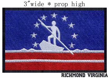 Richmond, Virginia USA Lipu tikandid plaaster 3