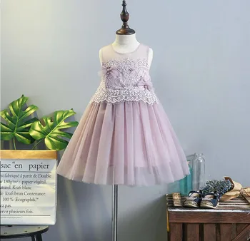 Cielarko Suvel Tüdrukud Dress Ametlik 2018 Beebi Sünnipäeva Kleidid Moe Printsess Lapsed Tülli Riided Lastele Frock 2-10 Aastat Tüdruk
