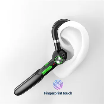 5.0 Bluetooth Peakomplekt, Vabakäeseade Sõrmejälje Touch HIFI Traadita Kõrvaklapid iPhone Xiaomi Veekindel Kuular Koos Mic-HD Kõne