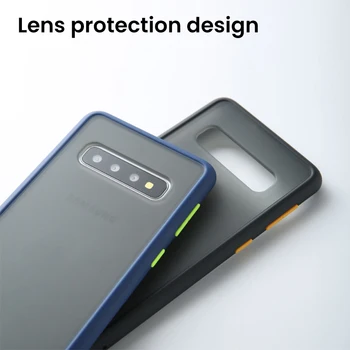SUAIOCE Originaal Põrutuskindel Telefon Case For Samsung Galaxy S10 Ultra S10+ Pluss Matt Läbipaistev Luksus Super Shield tagakaas