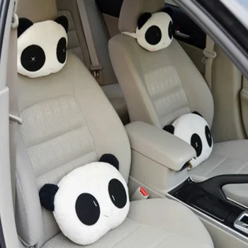 1 tk Cute Cartoon Panda Auto Auto Kaela Ülejäänud Padi Peatugi Padja Matt Kaela Ülejäänud Peatugi Padja Auto Tarvikud