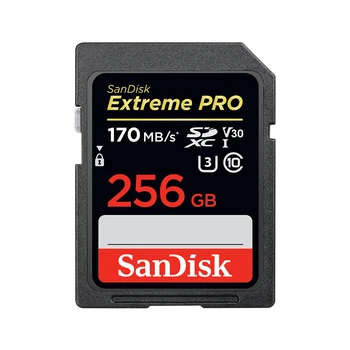 SanDisk Mälukaart Extreme Pro SDXC-SD-Kaart 95MB/s Loe 90MB/s Kirjutamine 256GB C10 U3 v30 eluviis kodukinosüsteemid UHS-I 4K Kaamera (SDSDXXY-256G-ZN4IN)