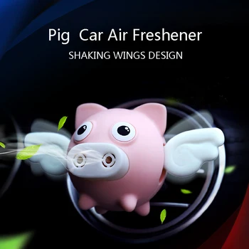 Uus Armas Flying Pig Auto Õhuvärskendaja Koos Loksutades Tiib Auto Tahke Lõhn Auto Parfüümi