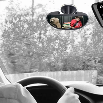 LEEPEE Rotatsiooni Reguleeritav Auto tagaistmel Last Vaadata Peegel Auto Varuosade iminapp Auto Interjöör Rearview Mirror