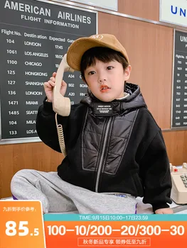 Poisi Puuvill-Polsterdatud Paks Soe Jope 2020. Aasta Uus Stiil Talvel Lääne Stiilis Top Laste-korea Stiilis Talve Mood