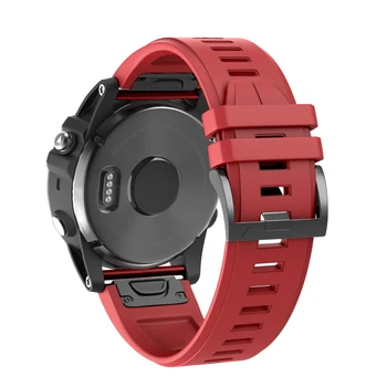26mm Sport Silikoon Watchband Wriststrap eest Garmin Fenix 6X 6 Pro 5X 5 Pluss 3 3HR 935 945 22mm Easy Fit Quick Release Wirstband