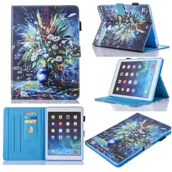 Mood Prindi Puhul Apple iPad Mini 1 2 3 4 Smart Case Katab Funda Tablett Cute Cartoon Silikoon PU Nahk Seista Kest