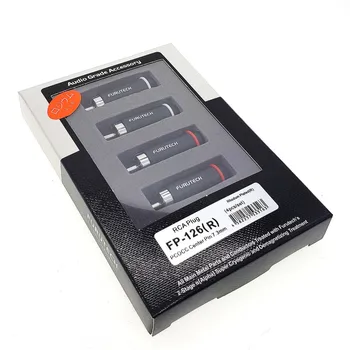 FURUTECH FP-126(G) RCA-Liides (plug Roodiumi/kullatud FP-126 (R) PCOCC kesk-pin hifi hi-end box Originaal Made in Japan