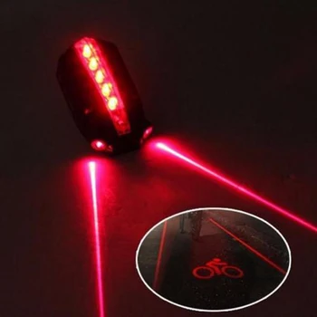 Jalgratta Valgus, USB Laetav LED Taillight rattaspordi Toodete Laser Maantee Projektsioon Ohutus Hoiatus Tuli Bike Accessorie