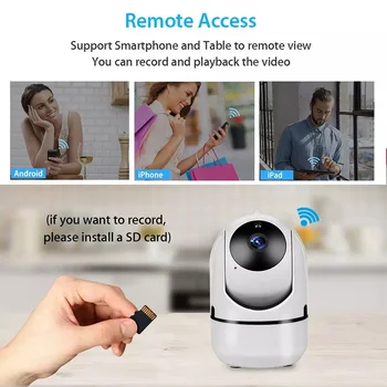 Mini Baby Monitor IP Kaamera Automaatne Jälgimine HD 1080p Siseruumides Kodus Traadita Wifi Kaamera Turvalisuse Järelevalve CCTV Kaamera