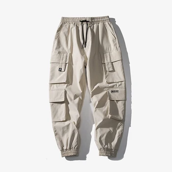 Kevadel Joggers Mehed Multi-tasku Streetwear Mens Haaremi Püksid 2020. Aasta Uus Pahkluu pikkus Lasti Sweatpants Püksid Meeste