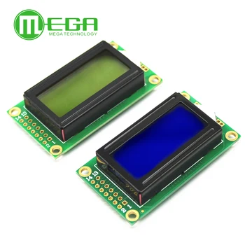 10tk 0802 LCD Moodul 8 x 2 kohaline näidik 3.3 V / 5V LED LCD Taustvalgustus 14pin jaoks arduino Diy Kit
