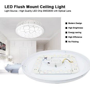 Kaasaegne LED-laevalgustid, 48w jaoks esik rõdu koridoris valge warmwhite valguse lambid magamistuba LED Lakke Lamp Kodu