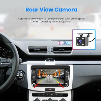 Podofo 2Din Android autoraadio GPS 2din Auto Multimeedia Mängija Autoradio Mõeldud VW/Volkswagen/Golf/Passat/SEAT/Skoda/Polo auto Stereo
