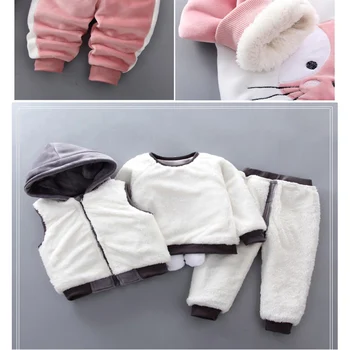 Talvel Beebi Poistele girl riietus vest + pullover kampsun+püksid, komplektid, kombinesoonid sobiks vastsündinud beebi poistele tüdrukute riided, varustus, komplekti