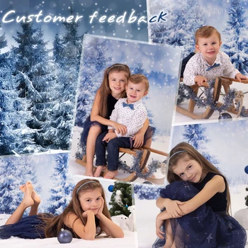 Funnytree foto taust jõulud taustal stuudio talvel photophone lumi, mets, mänd, loodust vaadata bokeh photobooth photocall