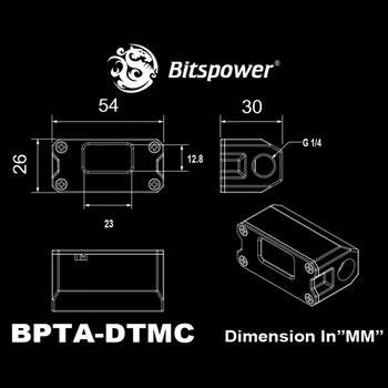 Bitspower Touchaqua Digitaalse termoandur Temperatuuri, Ekraan Termomeeter ,SATA Pistik,BPTA-DTMC